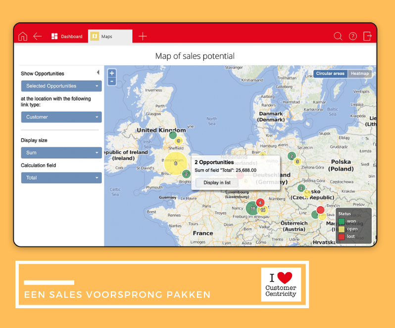 Sales voorsprong met CRM software, CAS CRM